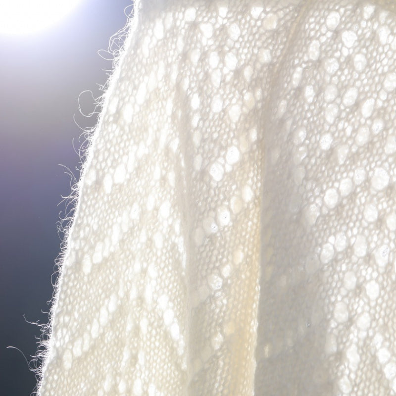 Mohair Blend Knit Sweater