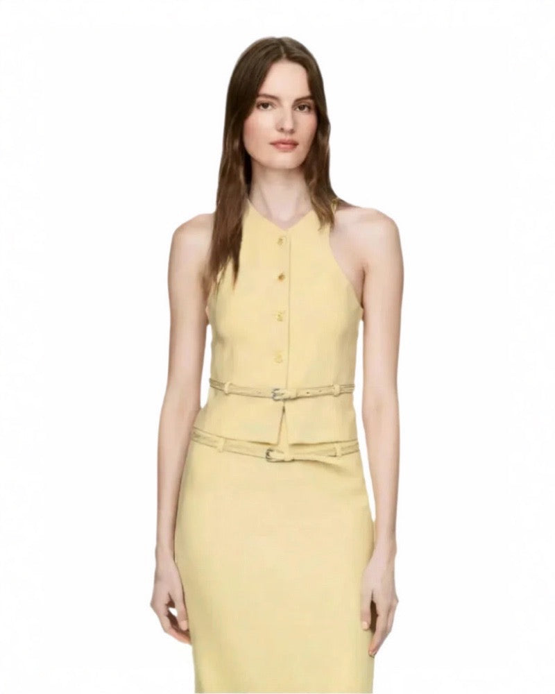 Belted Tank & Skirt Set