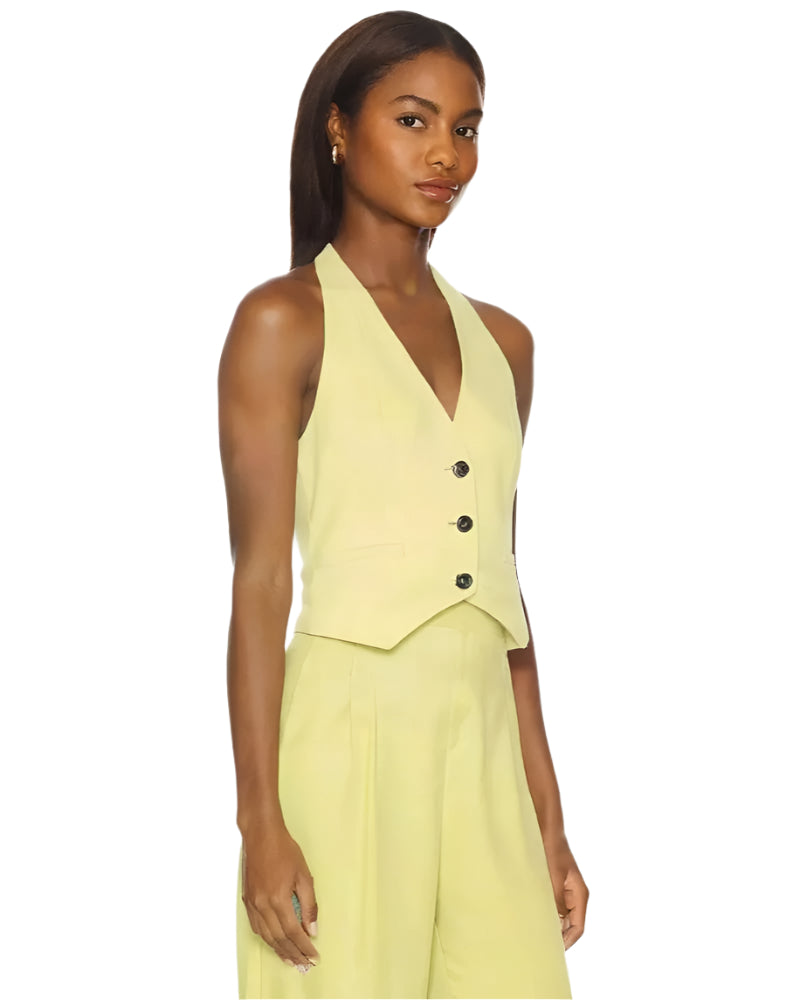 Structured Halter Pants