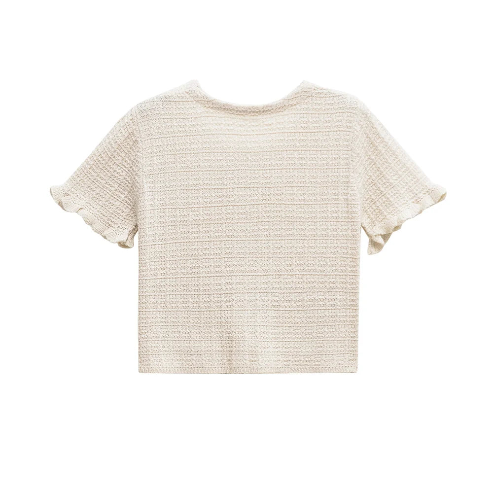 Layered Knit Overshirt
